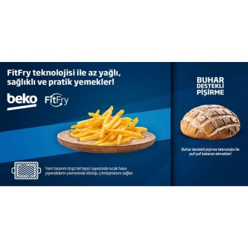 Beko BFC 631 B Beyaz Ankastre Fırın