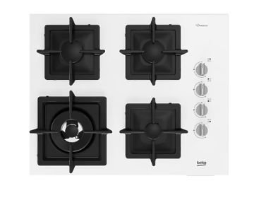 Beko BOCD K 6510 DWYB Beyaz Wok Gözlü Cam Ankastre Ocak
