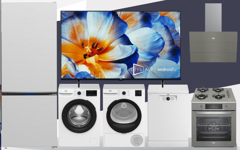 BEKO 670475 MB -CMXD 9100 - KMX 80 - BM 4144 - Crystal 7 B65 D 790 B TV - Ankastre set ÇEYİZ PAKETİ