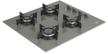 Beko BOCD T 6011 EG Gri Cam Ankastre Ocak