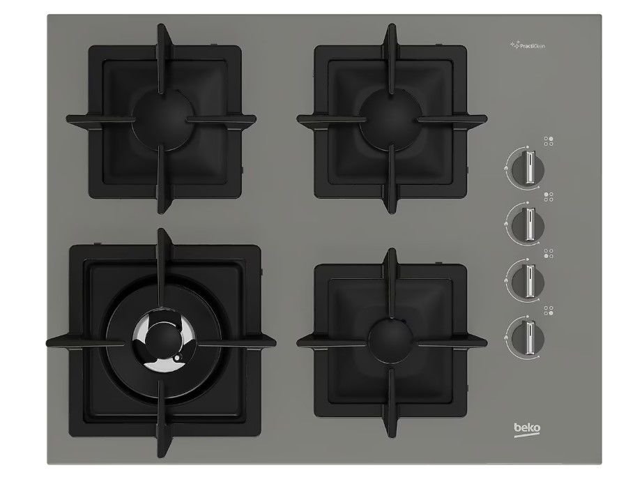 Beko BOCD K 6510 EG Gri Cam Ankastre Ocak
