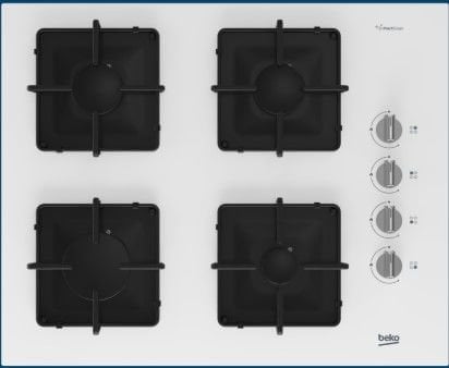 Beko BOCD K 6510 EB Beyaz Cam Ankastre Ocak